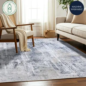 Misty Echo Machine Washable Rug