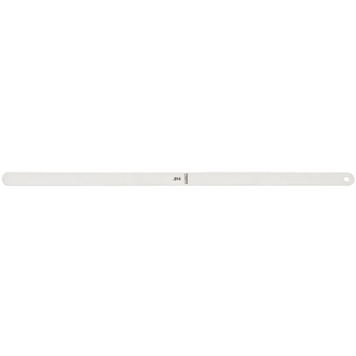Starrett Straight Tempered Steel Precision Feeler Gage Stock, 0.014 in. Thickness, 12 in. Length, Automotive/Aviation Measuring Tool for Office/Manufacture Use (212 MAIN)