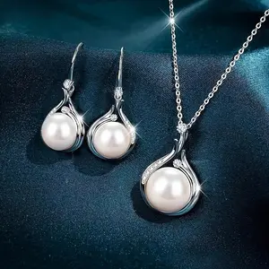 3pcs/ set earrings with necklace jewelry set - elegant, creative, exquisite, classic pendant necklace earrings - providing fashionable highlights for dressing