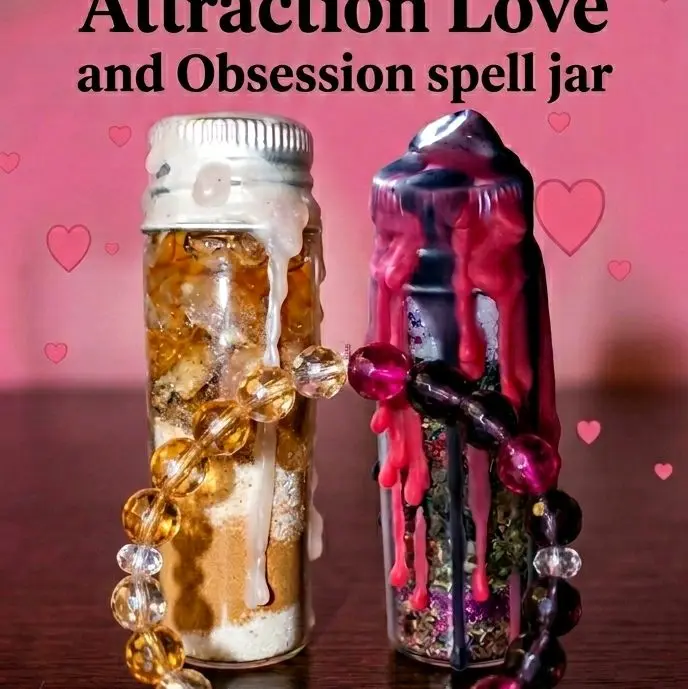 Love & Obsession spell jar+ Bracelet