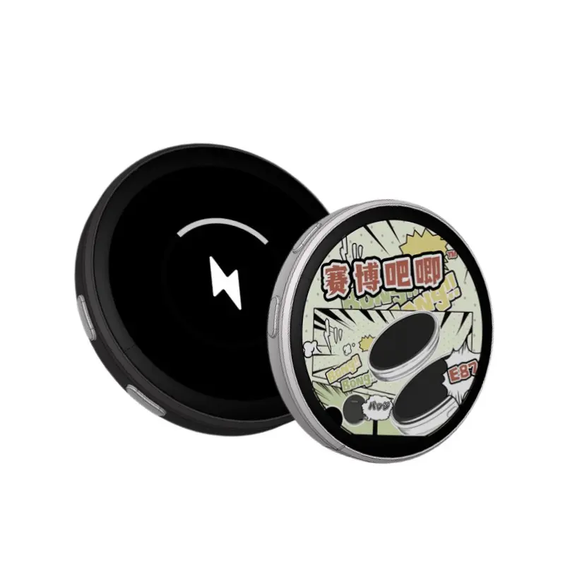 Touch Beambox Enamel Pin Badge, Collectible Pins, Cute Phone Strap & Charm, Cartoon Accessories, For Otaku Fans, Smart Anime Pin, Digital Pin, Personalized Design with Photo/Video/GIF Display Screen Pixels
