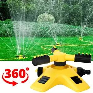 360° Rotating Garden/Lawn Sprinkler 3-Arms System Automatic Watering Irrigation
