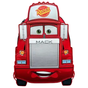 Loungefly Disney Pixar Cars Mack Glow in the Dark Mini Backpack