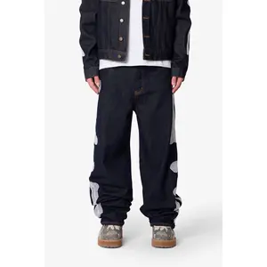 mnml Raw Skeleton Ultra Baggy Denim - Rinsed Indigo mnml Raw Skeleton Ultra Baggy Denim - Rinsed Indigo
