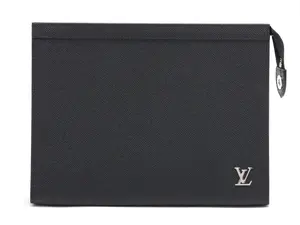Pre-owned Louis Vuitton Taiga Leather Clutches & Wristlets Taiga Pochette Voyage