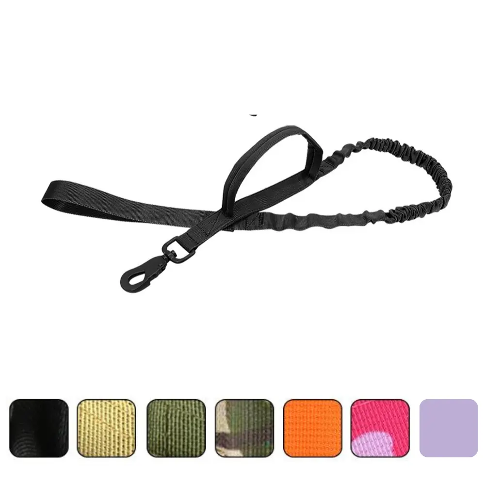 Dog Leash Heavy-Duty Double-Handle Tactical Bungee Leash with Padded Handles,  Seatbelt Attachment, & Reinforced Swivel Clip, Pet Leash for Small Medium Large Dogs and Cats OutDoor Dog Accessories #SummerWins #DealsForYouDays