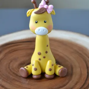Fondant Giraffe Cake topper
