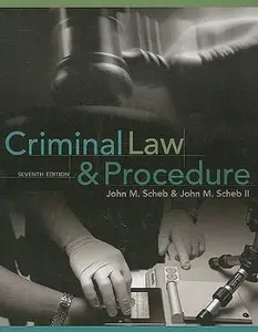 USED-Criminal Law and Procedure by John M. Scheb (Hardcover)