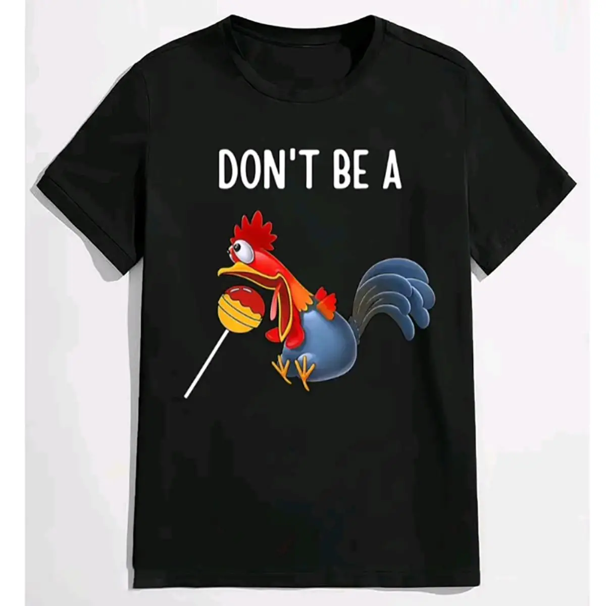 Men's Graphic T-Shirt in Heavyweight Cotton Fabric, Funny Streetwear Style with a Relaxed Fit and Round Neck, Menswear, Printed