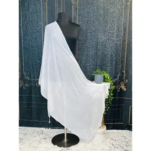 White chiffon dupatta