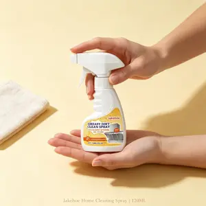 Powerful Kitchen Cleaner Degreaser Spray Removes Tough Grease Oil Food Residue Deep Cleaning for Stove Oven Hood Sink