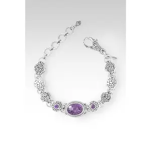 Everything I Need Bracelet™ in Amethyst & Talkative™ Mystic Topaz