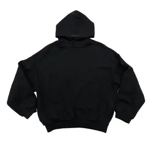 FW24 Black Oversized Hoodie for Men & Women, Casual Streetwear Pullover, Relaxed Fit Fleece Sweatshirt for Loungewear & Everyday Wear Side  Pockets Unisex Outfit Tops