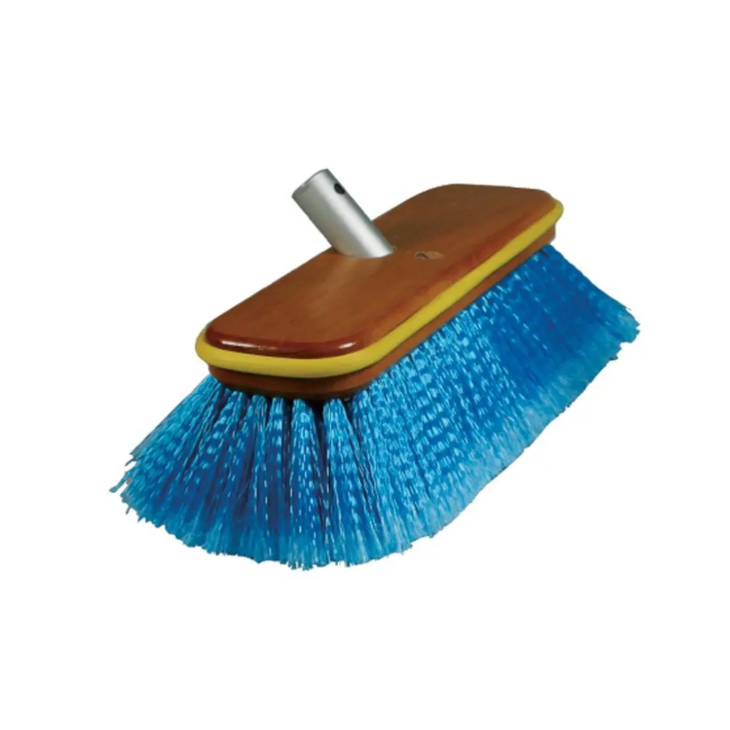 Marine Master Deluxe Deck Brush - 10" Head, Extra-Wide 10" Head, Super Soft Bristles, Heavy-Duty Marine Cleaning, Universal Handle Compatibility for Boating, Home Improvement Tasks, Heavy-Duty Marine Cleaning Power