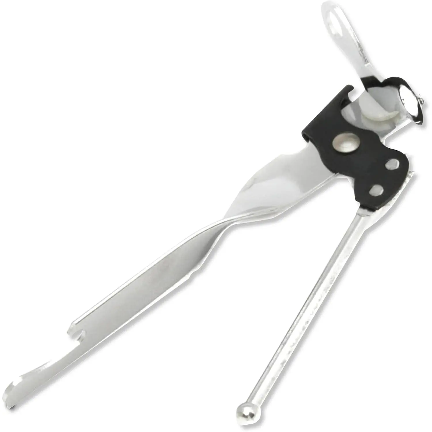 Select Can Opener with Bottle Opener, 7 Inch, Chrome, Nickle Plated