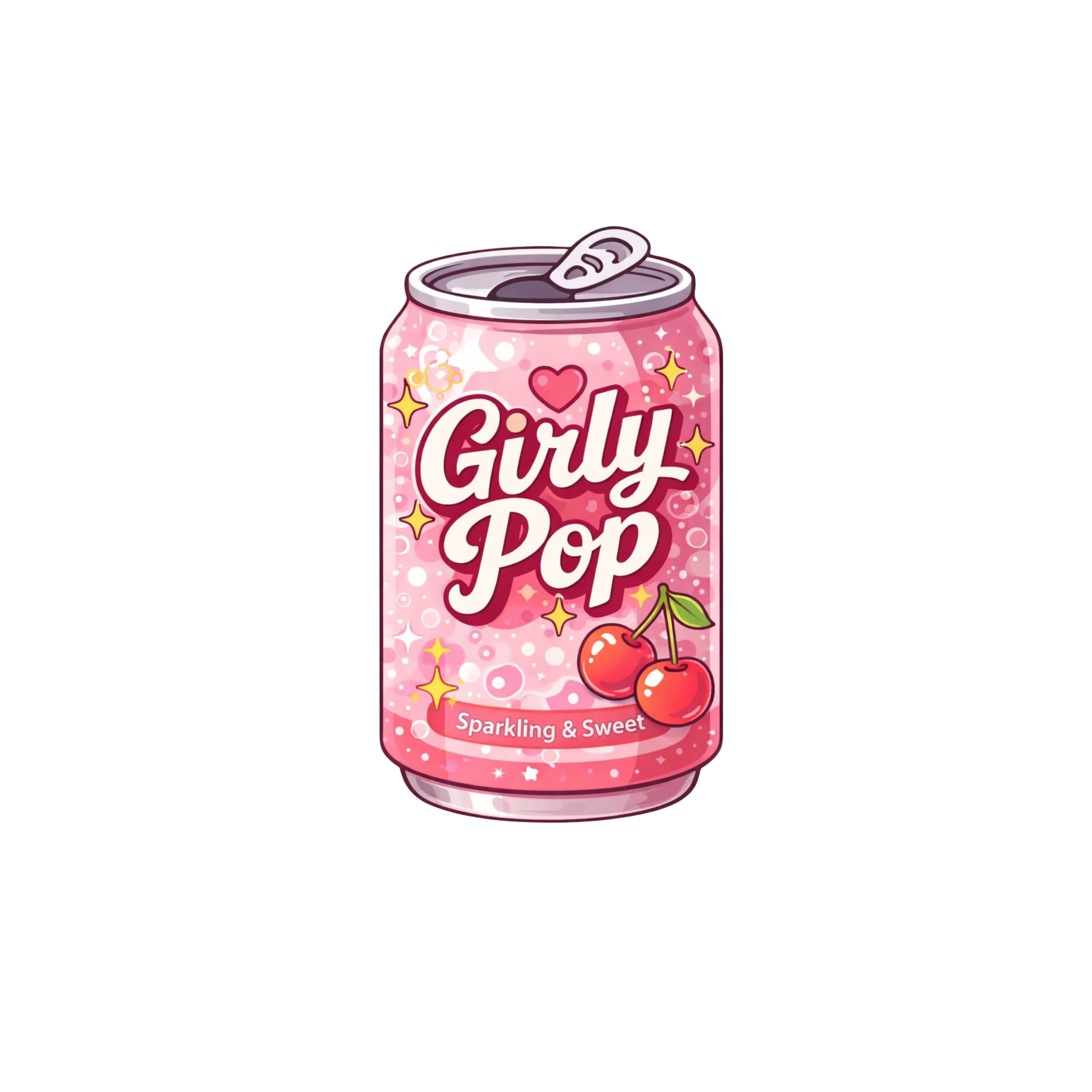 Girly Pop Sticker