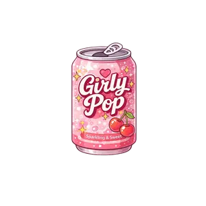 Girly Pop Sticker