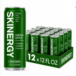 Collagen Energy Drink | Marine Collagen + Zero Sugar | Skinergy Green Apple