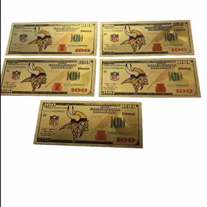 Minnesota Vikings Gold Foil Collectible Set - Not Legal Tender