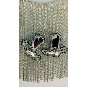 Puffed Up Boot Earrings