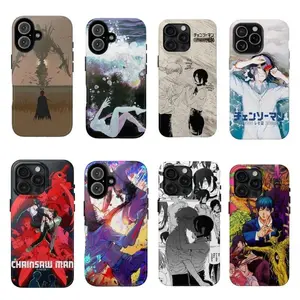 Denji x Reze Chainsaw Man Phone Case, I'll Make You Happy I'll Always Protect You Nana Osaki Girl Anime Phone Cover, Anime Manga Fans Lovers Suitable for iPhone 17-11 Pro Max/Plus and  Samsung Galaxy S23-25