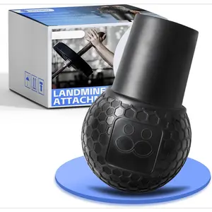 Landmine Attachment for Barbell, T Bar Row Attachment Fits 2 Inch Olympic Bars,Barbell Landmine Attachment for Press, Row, Spin, Split Squats