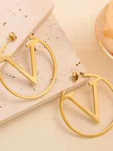 Women's Fashion Titanium Steel Earrings Set, Elegant Design for Daily Wear & Special Occasions, Perfect Gift Choice