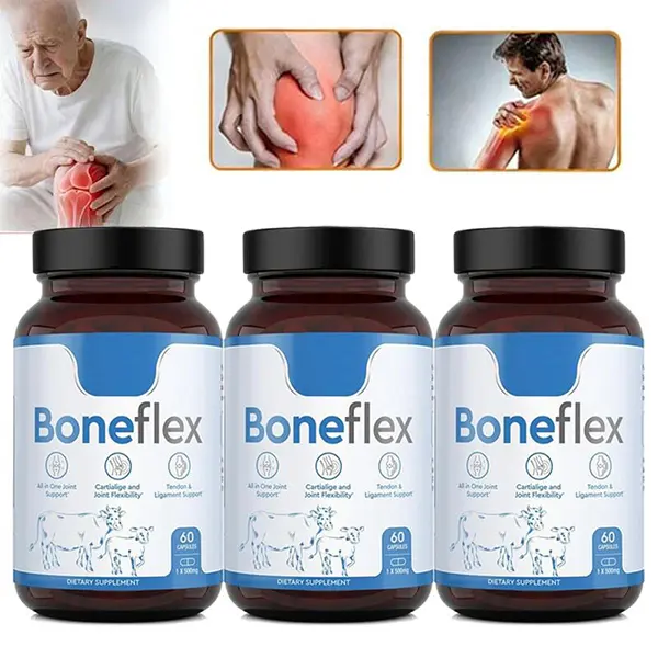 1-3 Pack Boneflex Capsules Premium Joint Support Supplement for Knee &Cartilage Health