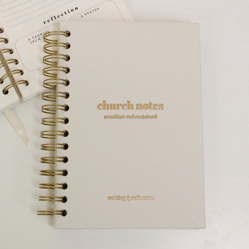 Church Notes Journal - by Steadfast and Sustained - Christian Sermon ...