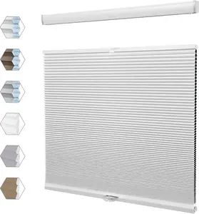 Cordless Top-Down Bottom-Up Blackout Cellular Pleated Blinds, Light Blocking Blacking Out Window Blinds, Cordless Blinds