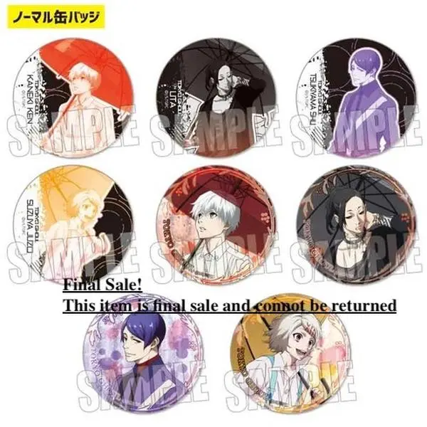 Tokyo Ghoul Trading Can Badge Rain Ver. (Set of 9)