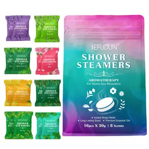 Aromatherapy Bath Steamers, Shower Steamers with Essential Oil, Body Wash & Soap for Men and Women, Perfect Birthday Gift for Her, Shower Products