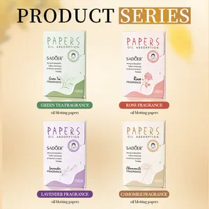 Summer must-have! Assorted scented blotting papers. Blot excess oil anytime anywhere.