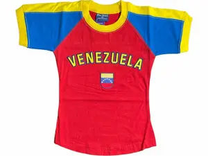 Venezuela Women's Fitted Tee, modern & sporty style.
