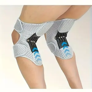 2-Pack Spring Knee Braces, Sports Knee Brace, Patellar Knee Brace, Dual-Axis Joint Support, Non-Slip Straps for Squatting Running Yoga, Ideal for Osteoarthritis, Elder Carefitness, Knee Stabilizer