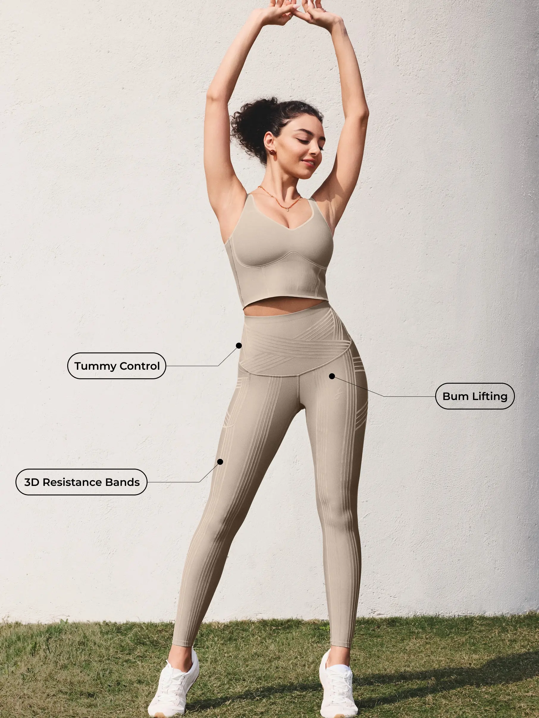 Fanka PowerBand Resistance Leggings (Reversible Wear) (with Pocket) Fanka PowerBand Resistance Leggings (Reversible Wear) (with Pocket)