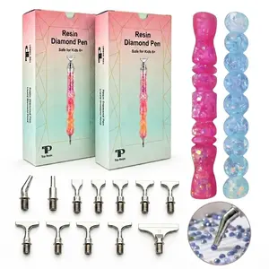 2 Pack Resin Diamond Painting Pens,5D Diamond Painting Accessories for Adults, DIY Crafts Tools Gift for Paint by Number