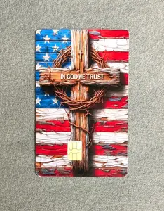 In God We Trust Credit/Debit Card Sticker, Skin, Cover waterproof vinyl pvc card bible tab scratch bible accessory durable resistant