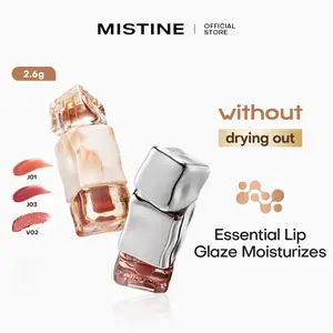 MISTINE Thai Latte  Lip gloss  Color-locking Lipstick Moisturizing  Translucent Lip Stain Glossy Lip Glaze Matte Non-stick Cup Lasting Moisture Lightweight High Pigmentation Hydratinging Makeup Lip Glaze 2.6g/2.8g Cosmetic