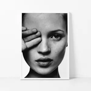 [UNFRAMED POSTER] Kate Moss Print Kate Moss Poster Fashion Print Life is Joke Print Fashion Poster Fashion Wall Art Kate Moss Photography Girl Room Decor.