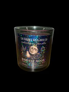 Lasalamaxwix Moon Harvest Pear Pomegranate Scented Candles Natural Wax  8oz