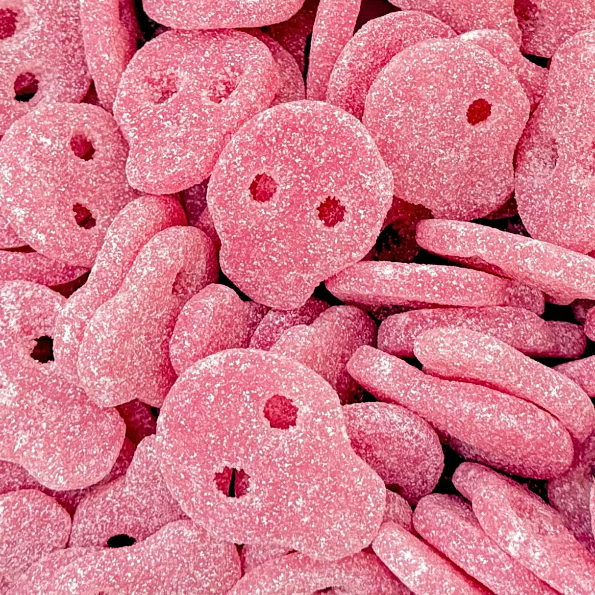 Sour Strawberry Skulls Swedish Candy Bag