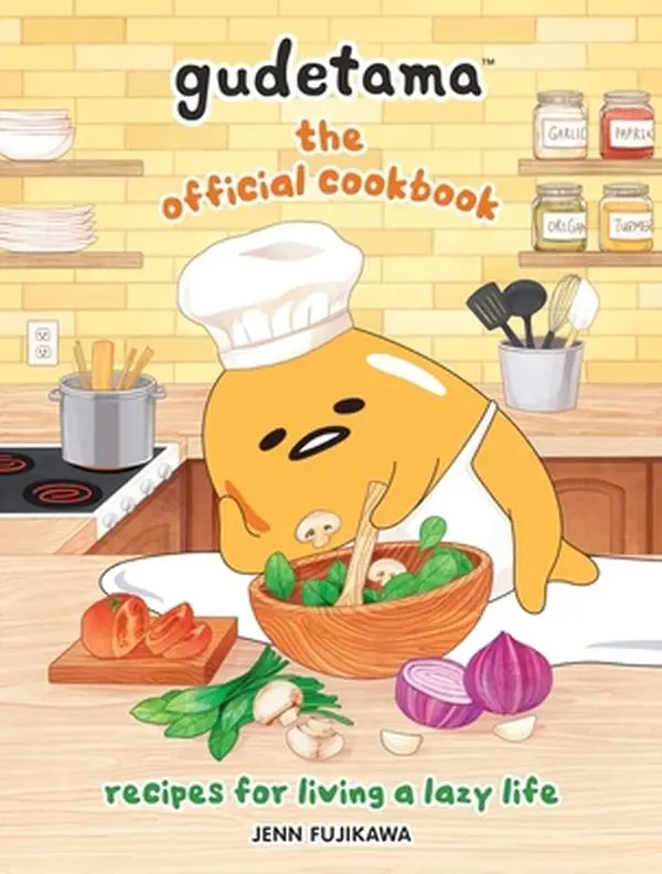 Used Hardback Book - Gudetama: The Official Cookbook: Cooking Recipes for Living a Lazy Life by Sanrio, Running Press, 112pp, Full-Color Illustrations (English), Hard Cover
