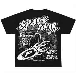 White Thunder 4s Flontae T-Shirt Get Around Graphic Top Oversize Tshirt Breathable Hoodie Womenswear