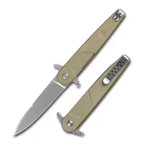 BD4 Portable Folding with Clip, Practical Hand Tool for Outdoor Camping Fishing Daily Use