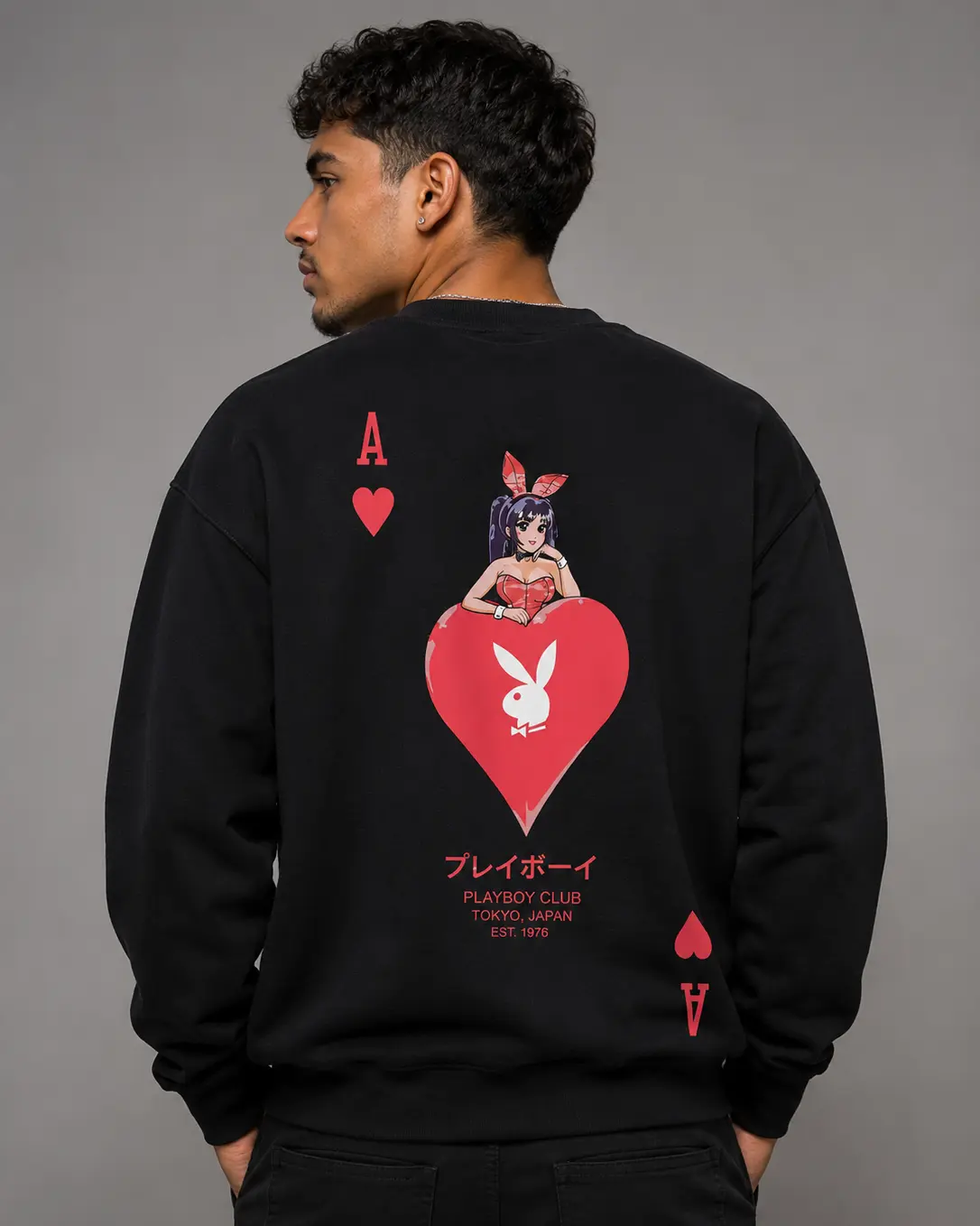 Playboy Ace of Hearts Crewneck Sweatshirt