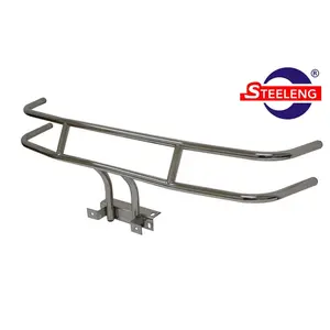 GOLF CART BRUSH GAURD BGDS01 BGDS01 – SGC Polished Stainless Steel Brush Guard for Club Car DS (2004-up) Golf Cart