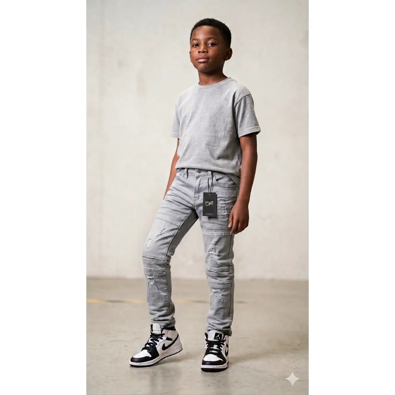 Ops Jeans - PNR Biker Pants - Grey - OPS1718
