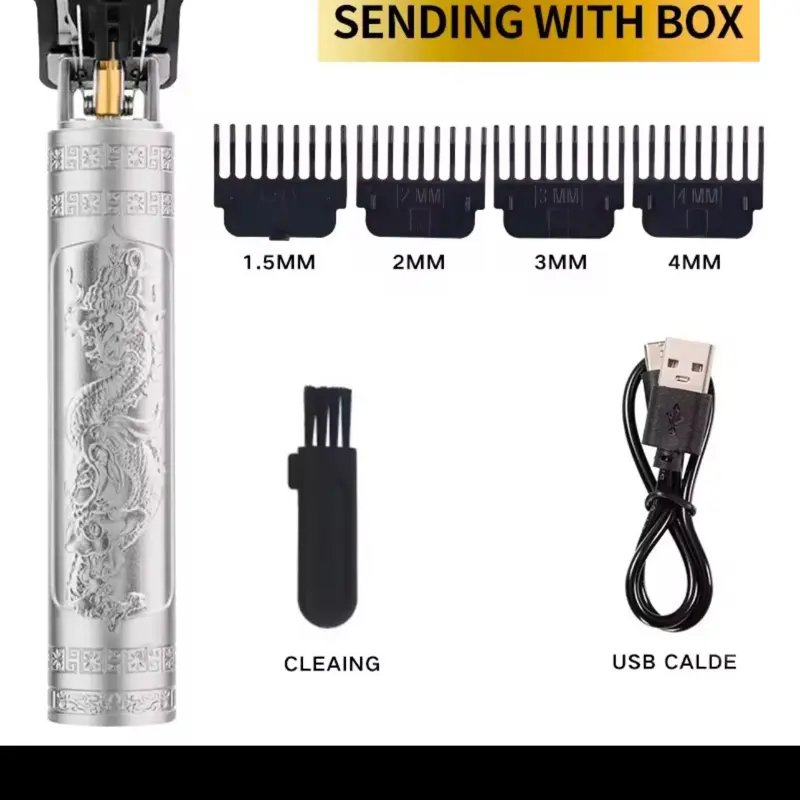 Professional Haircut and Beard Trimming Kit - USB Rechargeable, Elite Electric Grooming Tools for Men's Facial Care, Men's Grooming Kit Daily
