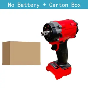 18V Brushless Impact Wrench 350N.m 1/2" Cordless 4Gears Electric Driver Without Battery